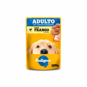 Ração Úmida Pedigree Sachê Frango ao Molho para Cães Adultos 100 g