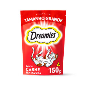 Petisco Dreamies Sabor Carne Tentadora para Gatos Adultos