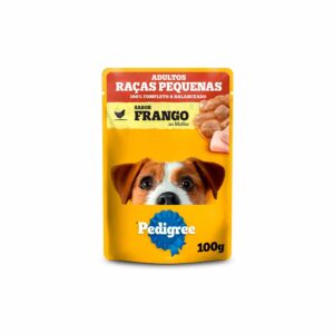 Ração Úmida Pedigree Sachê Frango ao Molho para Cães Adultos de Raças Pequenas
