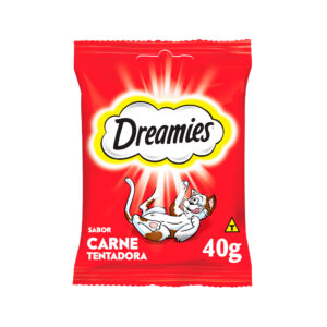 Petisco Dreamies Carne Tentadora Gatos Adultos
